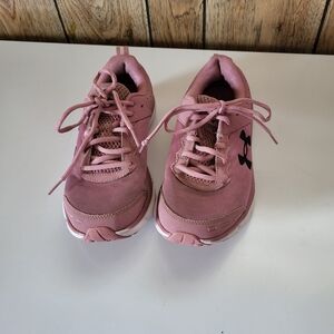 Under Armour Charged Assert 10 Athletic Running Sneakers Women's Pink - 7